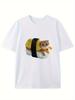 Sushi Cat Print Women TShirt Soft Short Sleeve Crew Neck Tee Cute Kitten Sushi Roll Cat Lovers Apparel Women Kawaii Clothing