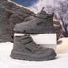 Kids' Winter Cotton Boots: Warm Velvet, Thickened, Non-Slip, Wear-Resistant, Boys' Mid and Big Size Sports Shoes
