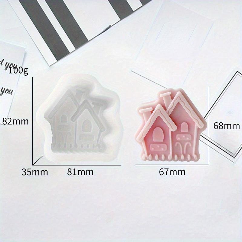 2025 New Cartoon Candle Silicone Mould Christmas Resin Crystal Making Holiday Party Decor Chocolate Gifts