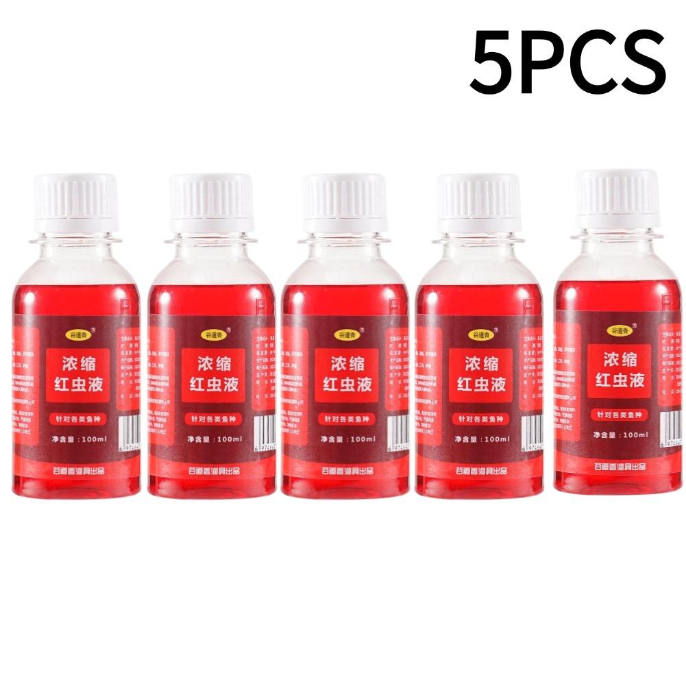 100ml High Concentration Fishbait For Trout Cod Carp Bass Strong Fish Attractant Concentrated Red Worm Liquid Fish Bait D8Q3