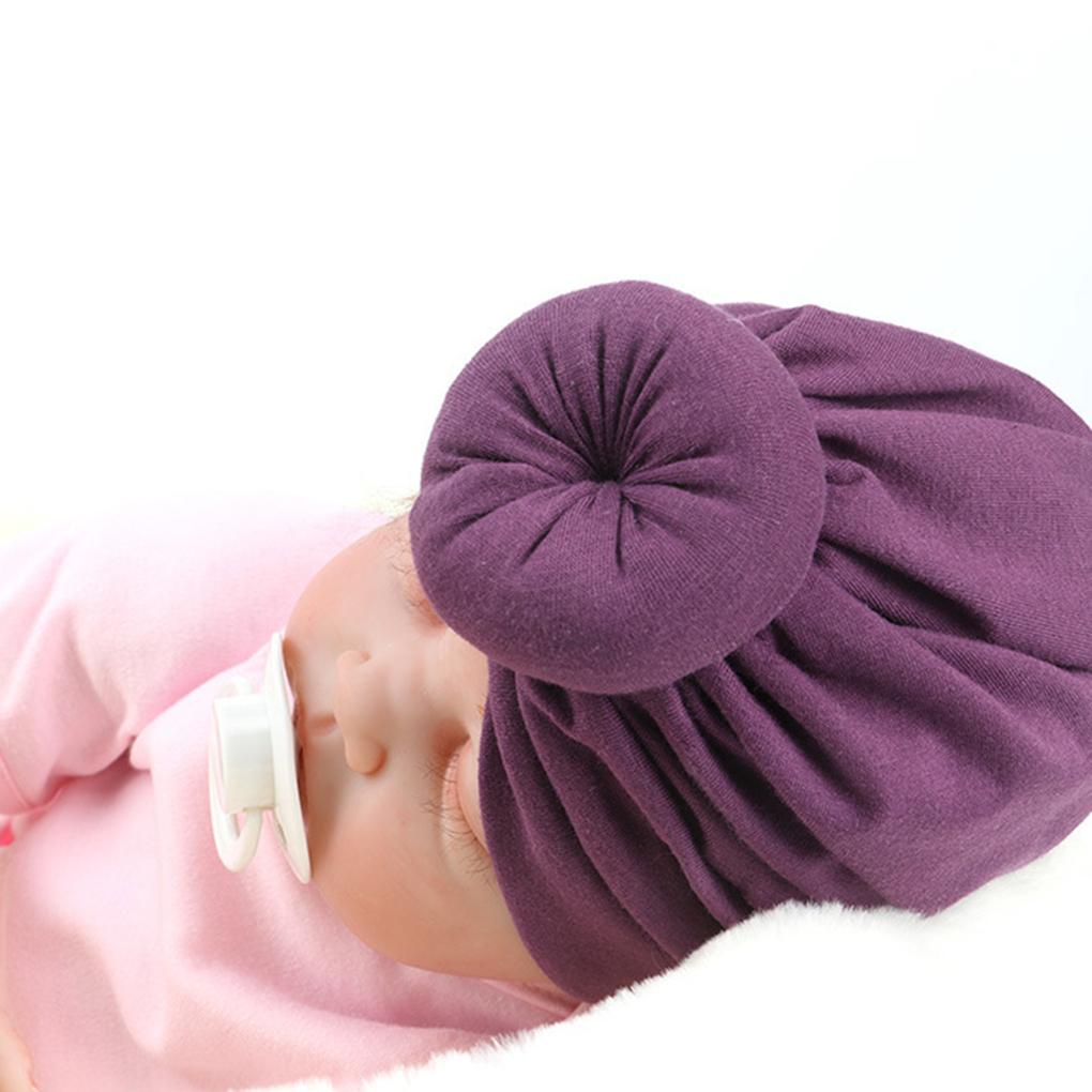 1\-2 Years Old New Arrival 1Pc Newborn Toddler Kids Baby Boy Girl Turban Beanie Hat Headwear Hat Headbands Fashion Headdress