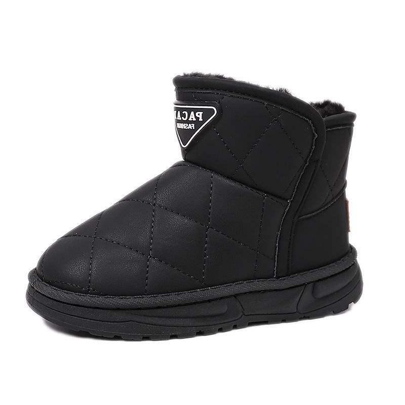 

Tong Zheng Chao 2025 Boys & Girls Snow Boots, All-Season, Plus Velvet, Warm, Medium & Large Sizes. Size 33, Insole 21.4CM