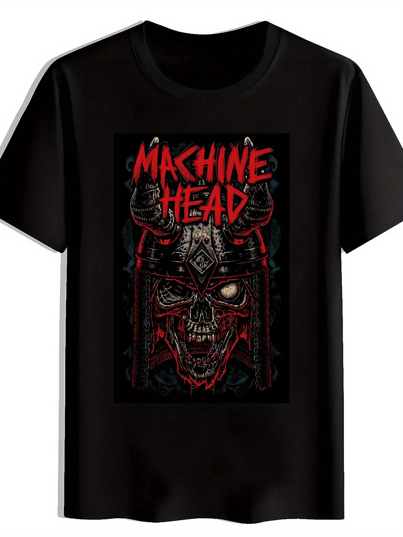 T-shirt Skull Helmet Print L