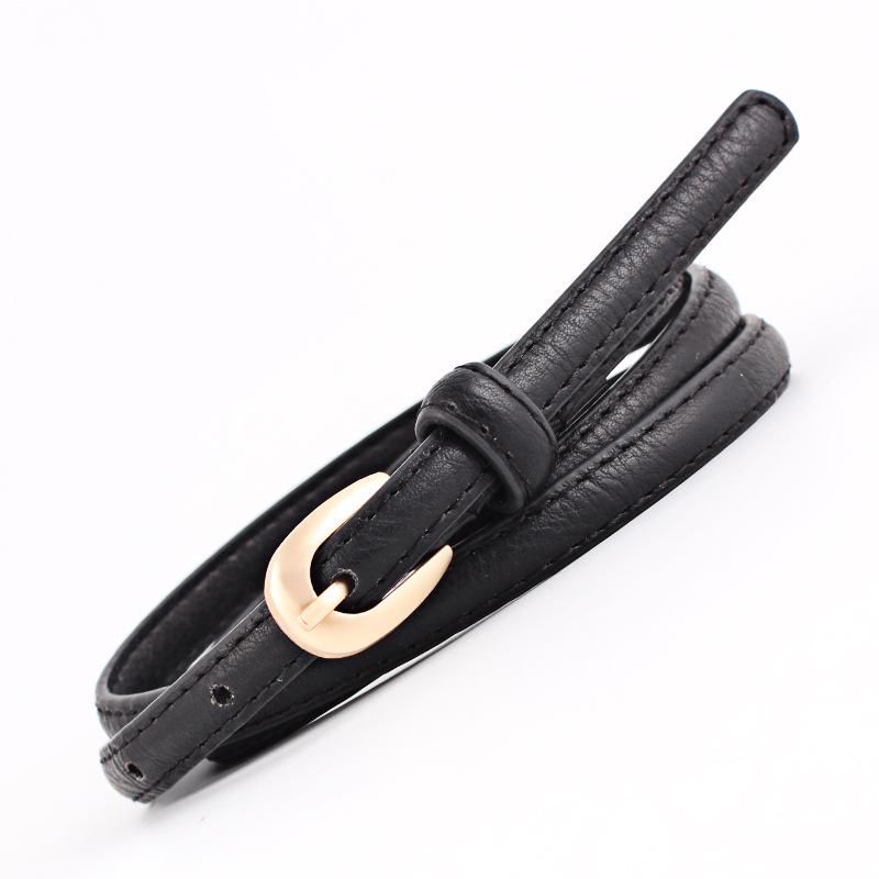 Fine Belt, Ladies' Casual Decorative Dress, Shirt Pin Buckle, Small Belt.