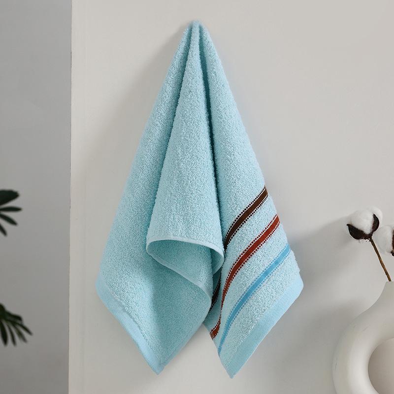 1 PC Cotton Towel Soft Absorbent Thickened Household Polyester Cotton Face Towel Cotton Towel Comfortable Textile Towels for The Home