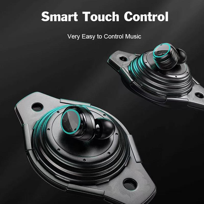 Bezdrátová TWS sluchátka Herní sluchátka s nízkou latencí HiFi Stereo Zvuk pro hudbu s mikrofonem Vodotěsná In-Ear sluchátka