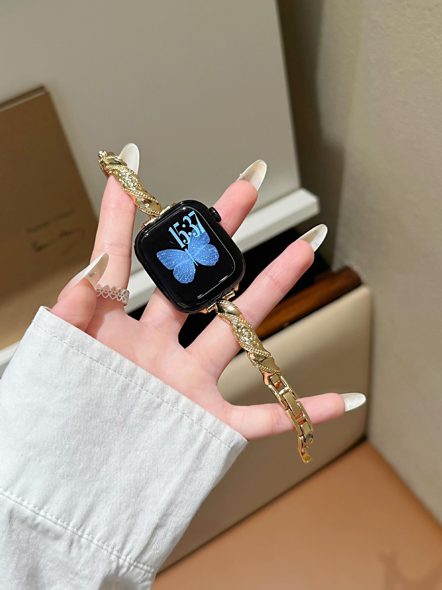 

Apple Watch SE S11-1 Zinc Alloy Women s Strap 38/40/41mm золотий
