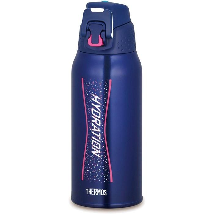 Thermos Vacuum Insulated Sports Bottle (One-Touch Open) 800ml Navy Pink FFZ-801F NV-P