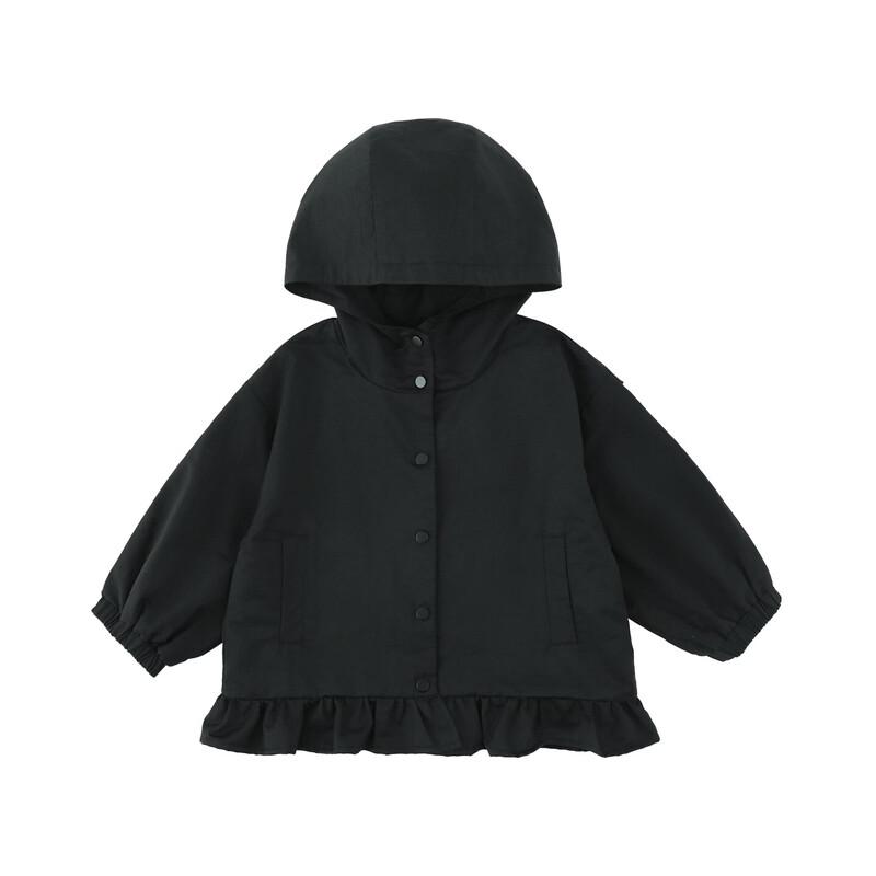 Youyou Girls  2026 Spring Hooded Windbreaker Jacket 110cm