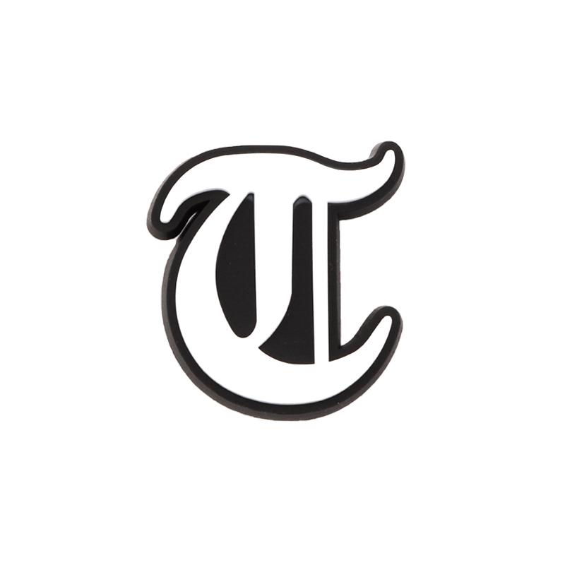 Maxun Old Alphabet Shoe Charms Letter Decoration for Clog Sandals Cute Grapheme Bracelet Party Accessories Favor 1 PCS