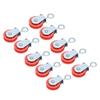 10pcs Waterline Fixed Pulley Medium Metal Automatic Poultry Products for Livestock Farm Chicken House