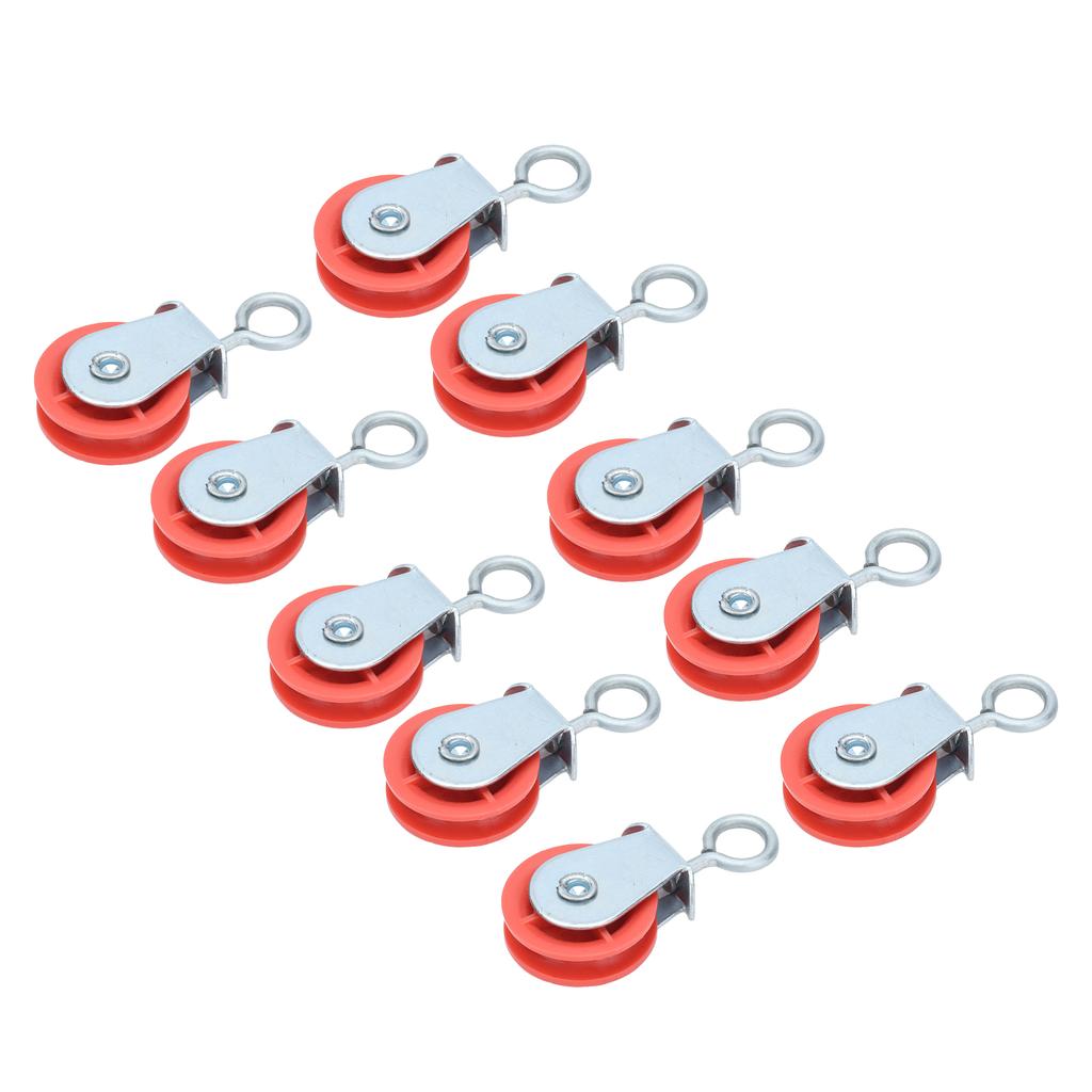 10pcs Waterline Fixed Pulley Medium Metal Automatic Poultry Products for Livestock Farm Chicken House