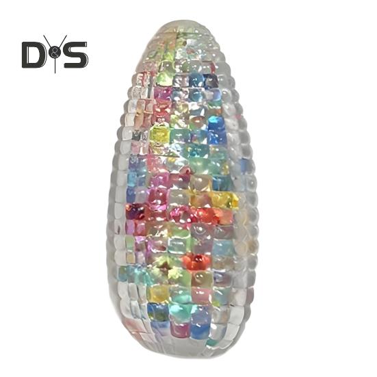 Stress Relief Corn Squeeze Toy Kids Adults TPR Colorful Corn Sensory Toy Portable Lightweight Calming Vegetable Fidget Toy Decoration