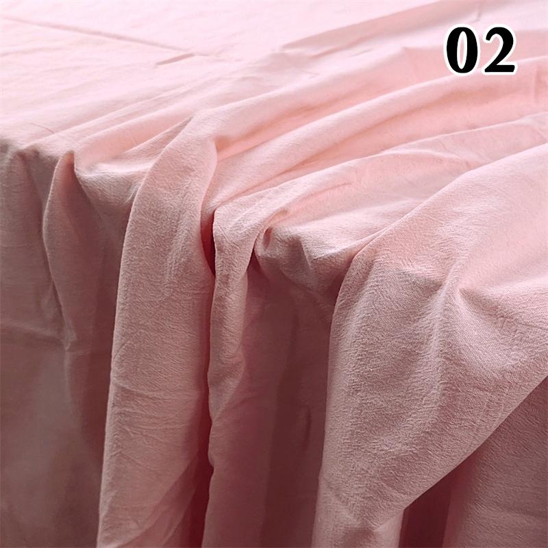 100x138cm Summer Thin Sand Washing Imitation Linen Fabric Washed Cotton Fabric DIY Sewing Hanfu Dress Shirts Background Cloth