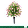 1/2PCS Artificial Colored Flowers with Spikes for Outdoor, UV Resistant Shrubs Plants, for Office Wedding Garden Yard DIY Decor