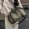 Stylish Canvas Shoulder Bag for Women with Wide Strap and Spacious Design