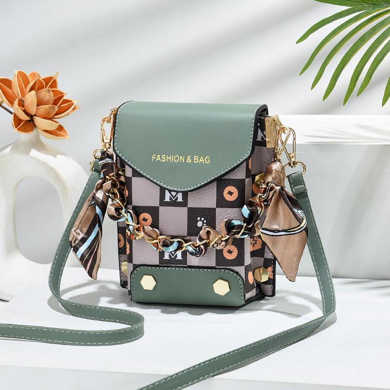 

Женская сумка для мобильного телефона CrossBorder большой вместимости 2024 года: Высококачественная вертикальная сумка-мессенджер с двумя отделениями.