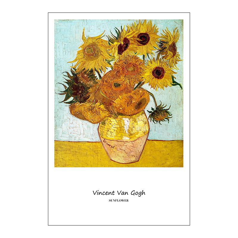 Van Gogh Canvas Painting Starry Night by the Rhone River Poster Wall Art Print Decorative Picture Modern Living Room Home Decor Unframed