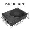 10 Inch Universal Car Subwoofer DC 12V Active Stereo Peak Power 600W High Power Pure Bass Slim Speakers Car Audio Modification