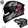 Motorcycle helmet Men's and women's face-off helmet Summer locomotive full helmet Universal safety in all seasons