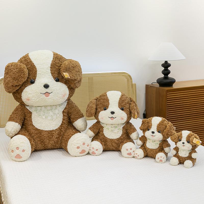 Cute Bianmu dog plush toy doll girl sleeping on the bed doll warm heart accompany children birthday gift