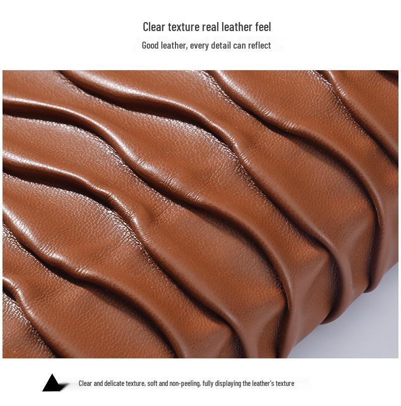 Wireless Quilted 3D Embossed Pleated PU Breathable Waterproof Stretch Fabric for Apparel, Bags, and Shoes