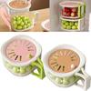 Multifunctional 2-in-1 Draining and Preservation Basket Vegetable Washing Basin Draining Bowl Fruit Washer Drainer Container