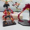 New One Piece Anime Figure Fire Fist Luffy Ace Sanji Battle Model Dolls PVC sabo Action Figurine Zoro Ghost Three-Knife Toys