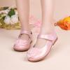 Spring & Autumn Flower Girl Loafers: Kids' White Leather Princess Shoes