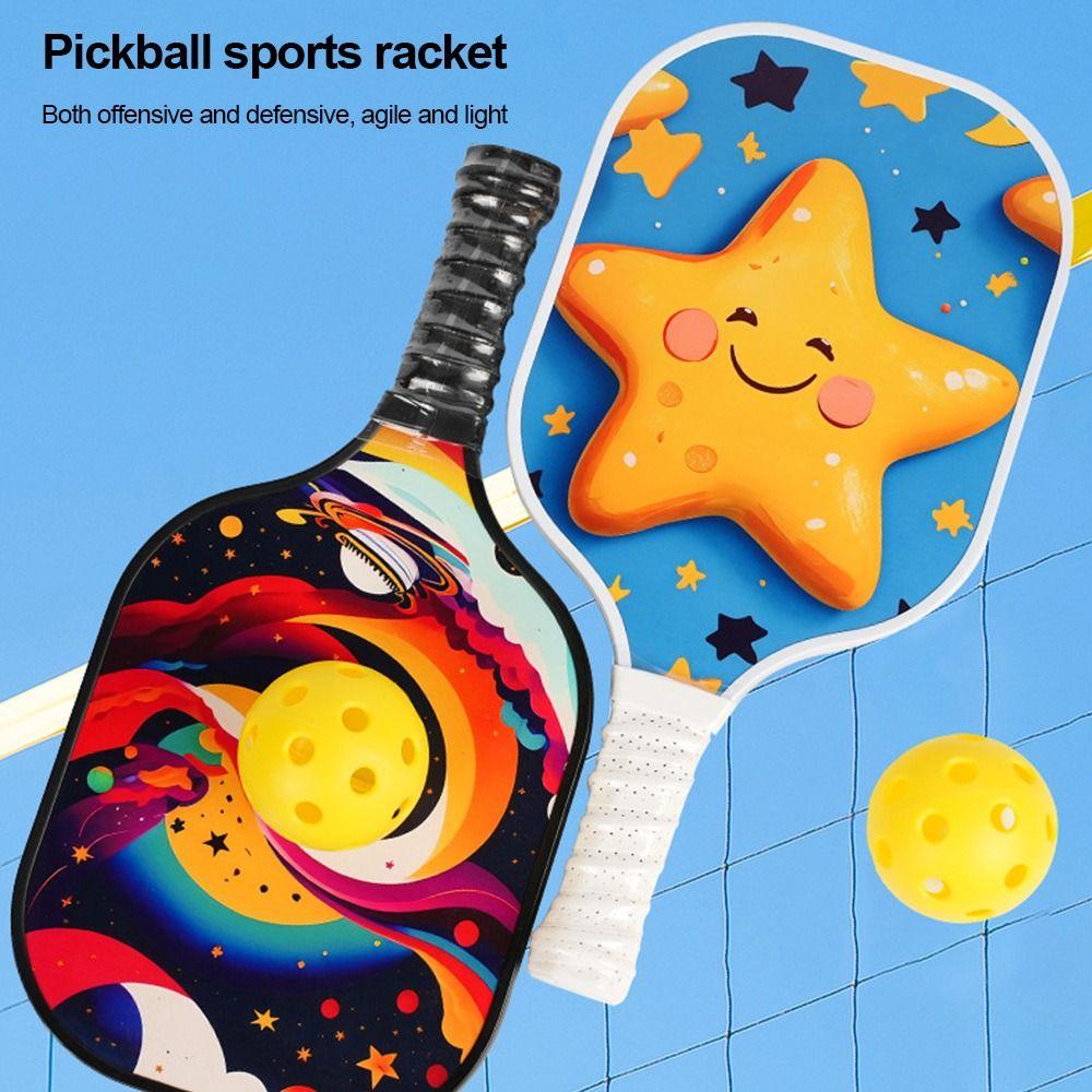 1Set Single Kid Pickleball Paddle Honeycomb Core Pickleball Accessory Gifts for Children