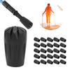 25pcsPack Heavy Duty Metal Rubber Walking Stick Tips Ferrule Protectors Cane End Tips