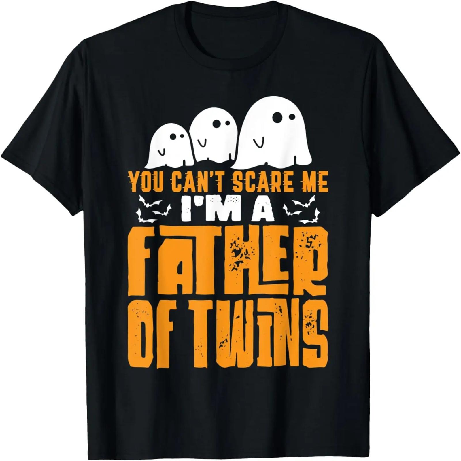 

Halloween Dad Gift You Can t Scare A Father of Twins T-Shirt XXXXXL чёрный