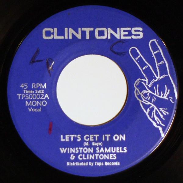 

7inch Record WINSTON SAMUELS CLINTONES Lets Get It On Lets Dub TPS0002 Clintones 1973 US Reggae Ska Dub Used