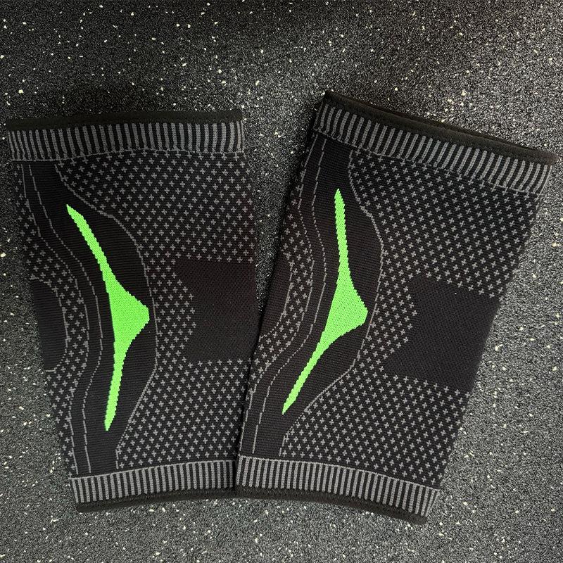 

Sports Knee Pads Knitted Elastic Basketball Outdoor Sports Pressurized Leg Pads Non-slip Breathable Knee Protective Cover L size