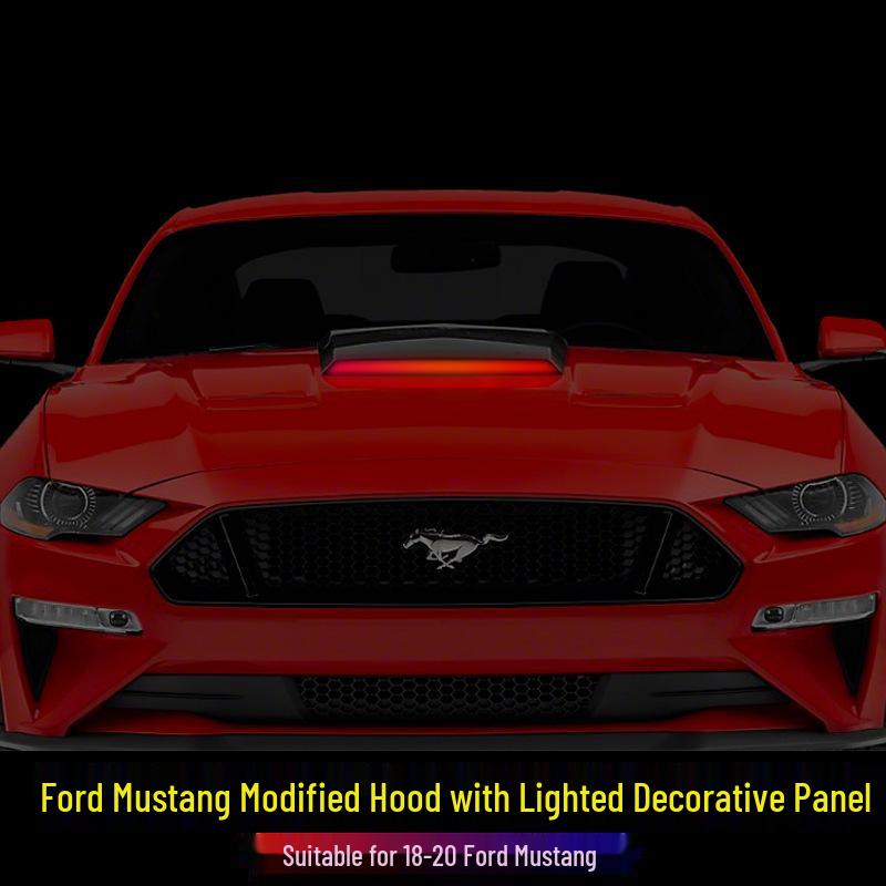 18-23 Ford Mustang Sequential Knight Rider Hood Lights with Remote Control