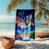 Christmas Gift Oscar Comedy Movie How the Grinch Stole Christmas Soft Beach Towel Outdoor Camping Vacation Swinging Beach Scarf Decorative Blanket B8