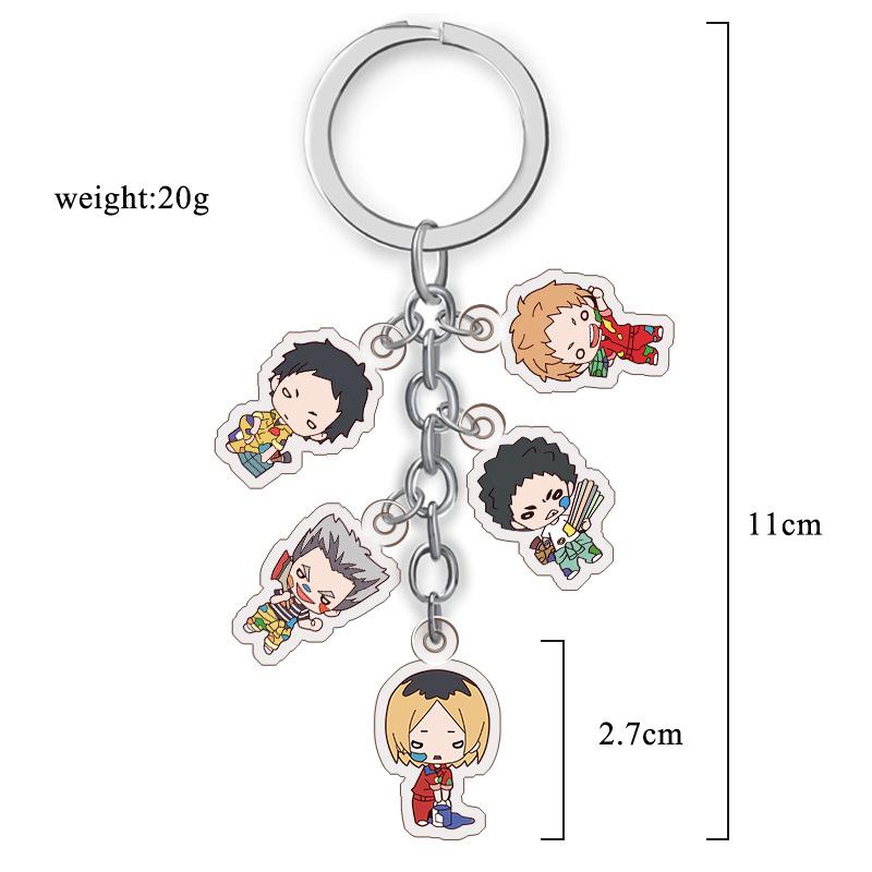¡Haikyuu! en stock! Soporte Acrílico y Colgante Llavero del Equipo de Animación