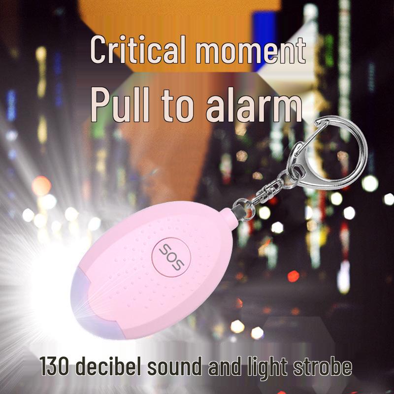 Personal Safety Alarm - 130dB, Double-Click Activation, Compact for Night Runs