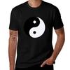 Yinyang Symbol Tshirt Minimalist Casual Short Sleeve Top