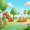 Clockwork Design Clockwork Duck Toy Plastic Material Jumping Duck Toy  Early Education