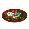 Christmas Carpet, Merry Christmas, Home Carpet, Round Carpet Home Holiday Decoration Christmas Crystal Velvet Living Room Carpet