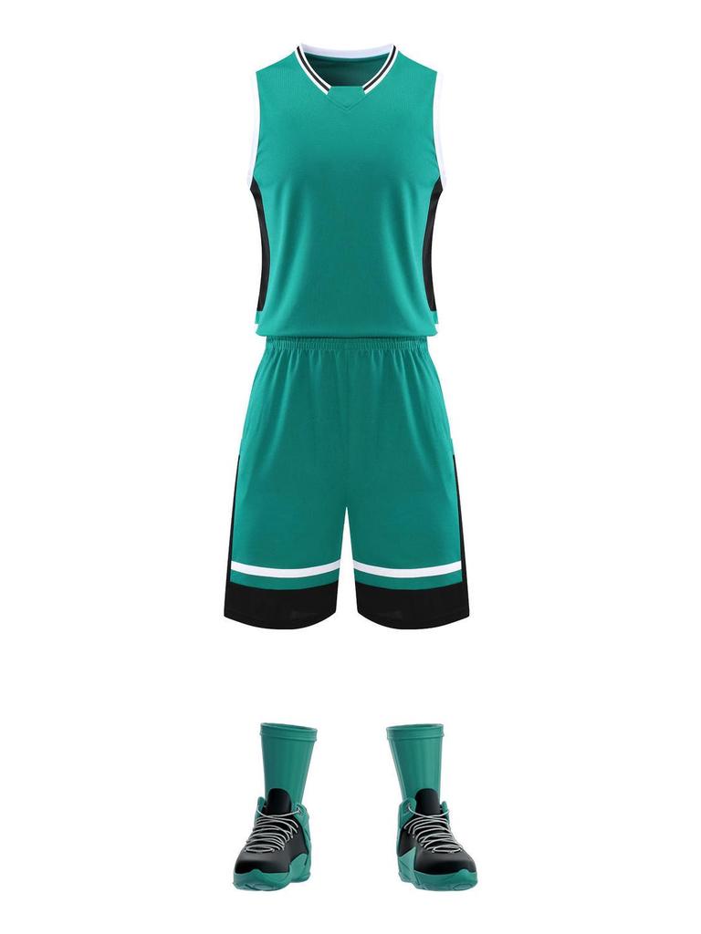 Children's and Adult Basketball Uniform Set - Team Competition Jersey