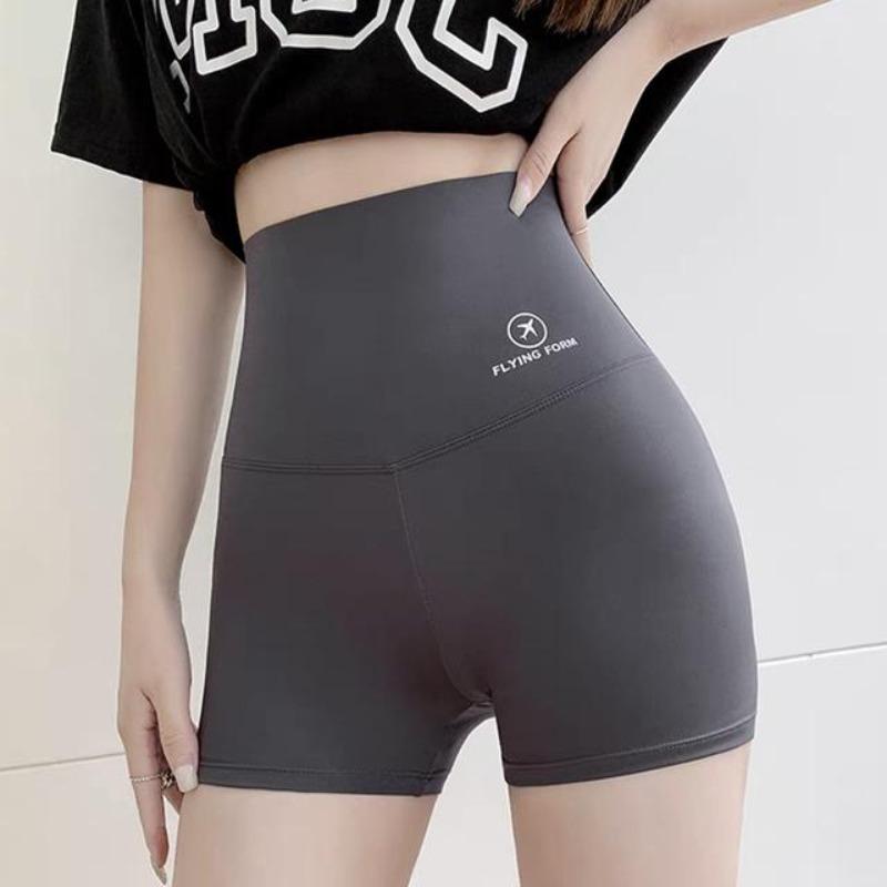 Pantaloni estivi sottili a tre punti Abbigliamento esterno antiriflesso da donna Sollevamento della pancia Pantaloncini da yoga con fondo per Barbie da equitazione
