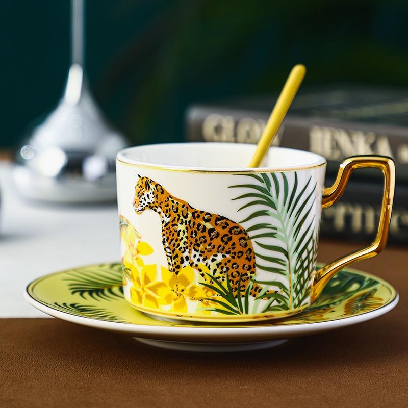 Luxury Ceramic Coffee Cup And Saucer