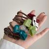 Ponytail Holder Acetic Acid Hair Tie Korean Style Hair Rubber Bands Bowknot Hair Rope  Girls