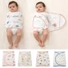 Manta Swaddle para Bebê 0-6 Meses Alça Protege Barriga Manta de Dormir para Bebê Envoltório para Recém-Nascido Estilo Fino para Verão Manta para Bebê