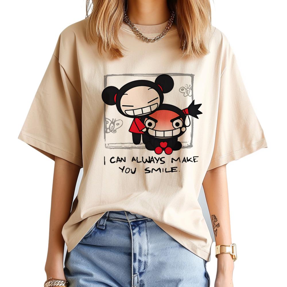 Pucca T Shirt Women Unisexga Comic Japanese T Shirt Girl Japanese Y2k 2000s Clothes