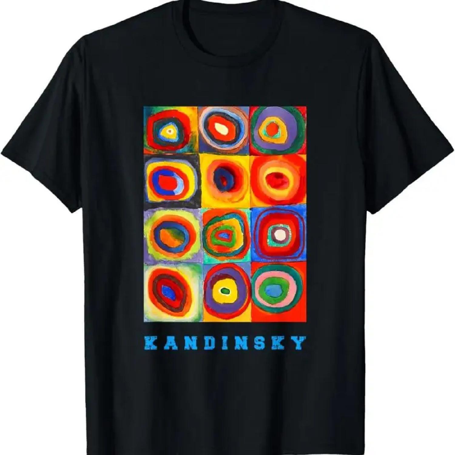 Wassily Kandinsky Color Study Squares Concentric Circles T Shirt XXXXXL разноцветный
