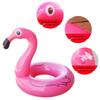 Inflatable Flamingo Swimming Ring with Sequins - Thickened Water Ride-On
