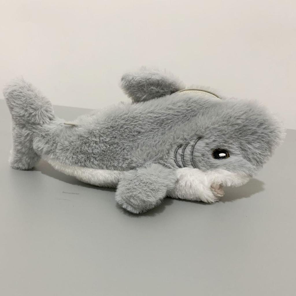 1 Pcs Cute Plush Shark Pencil Case Student Stationery Cute Plush Shark Organizer Pencil Pouch Stationery School Supplies